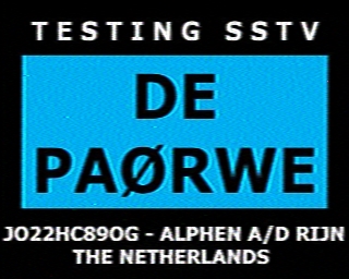 PA0RWE: 2025-10-29 de PI1DFT
