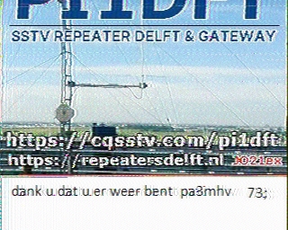 PA3MHV: 2026-01-14 de PI1DFT