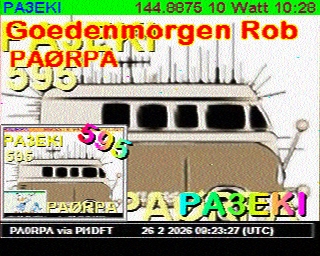 PA3EKI: 2026-02-26 de PI1DFT