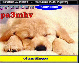 PA3MHV: 2026-03-08 de PI1DFT