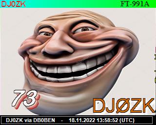 DJ0ZK: 2022111813 de PI1DFT