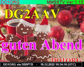 DG2AAV: 2022121616 de PI1DFT