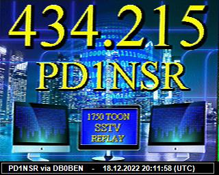 PD1NSR: 2022121820 de PI1DFT
