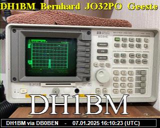DH1BM: 2025010716 de PI1DFT