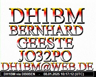 DH1BM: 2025010810 de PI1DFT