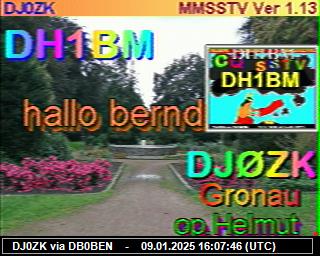 DJ0ZK: 2025010916 de PI1DFT