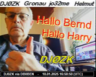 DJ0ZK: 2025011016 de PI1DFT