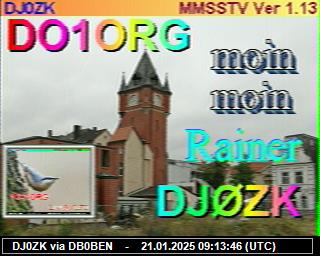 DJ0ZK: 2025012109 de PI1DFT