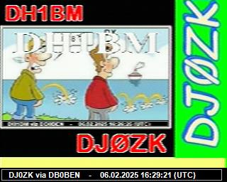 DJ0ZK: 2025020616 de PI1DFT