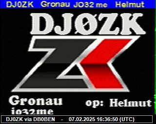 DJ0ZK: 2025020716 de PI1DFT