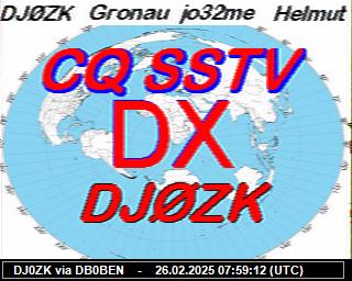 DJ0ZK: 2025022607 de PI1DFT