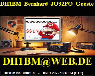 DH1BM: 2025030616 de PI1DFT