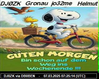 DJ0ZK: 2025030707 de PI1DFT