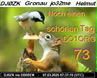 DJ0ZK: 2025030707 de PI1DFT