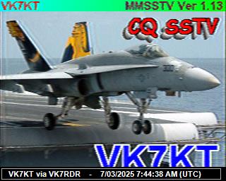 VK7KT: 2025030707 de PI1DFT