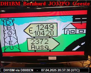 DH1BM: 2025040722 de PI1DFT