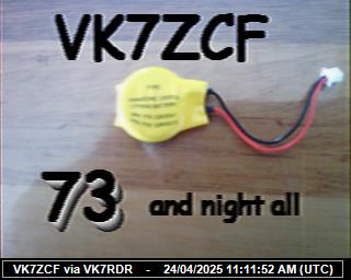 VK7ZCF: 2025042413 de PI1DFT