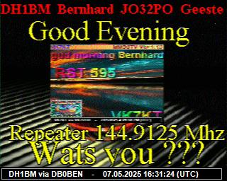 DH1BM: 2025050718 de PI1DFT