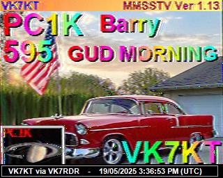 VK7KT: 2025051917 de PI1DFT