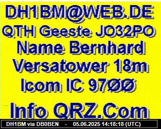 DH1BM: 2025060516 de PI1DFT