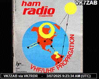 VK7ZAB: 2025070311 de PI1DFT