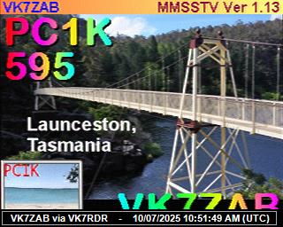 VK7ZAB: 2025071012 de PI1DFT