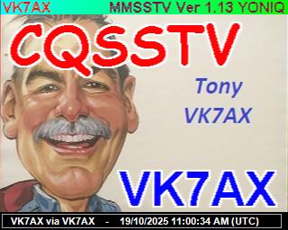 VK7AX: 2025101913 de PI1DFT