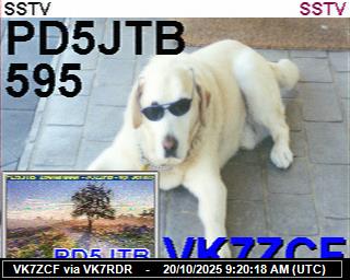 VK7ZCF: 2025102011 de PI1DFT