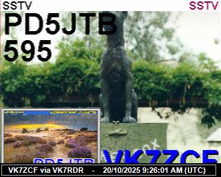 VK7ZCF: 2025102011 de PI1DFT