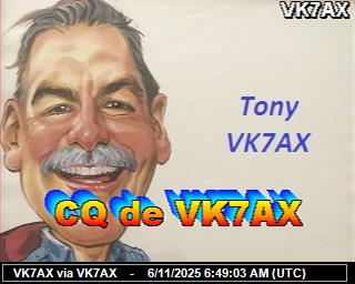 VK7AX: 2025110607 de PI1DFT