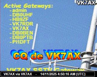 VK7AX: 2025111405 de PI1DFT