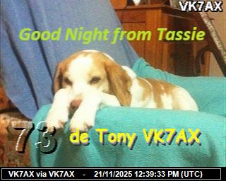 VK7AX: 2025112113 de PI1DFT