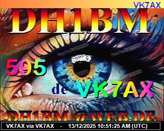 VK7AX: 2025121311 de PI1DFT