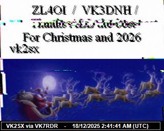 VK7EV: 2025121803 de PI1DFT