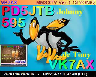 VK7KT: 2026010112 de PI1DFT
