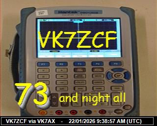 VK7ZCF: 2026012210 de PI1DFT