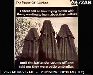 VK7ZAB: 2026012909 de PI1DFT