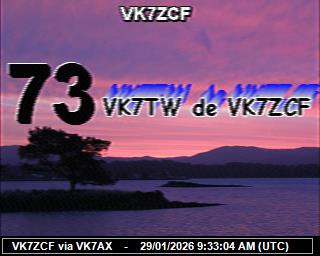 VK7ZCF: 2026012910 de PI1DFT