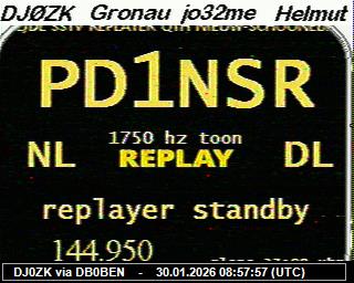 DJ0ZK: 2026013009 de PI1DFT