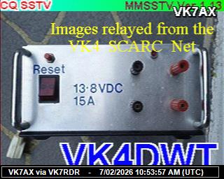 VK7KT: 2026020711 de PI1DFT