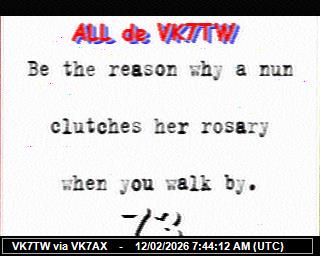 VK7TW: 2026021208 de PI1DFT