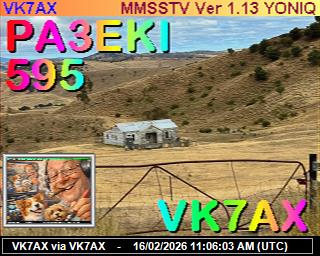 VK7AX: 2026021612 de PI1DFT