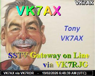 VK7KT: 2026021907 de PI1DFT