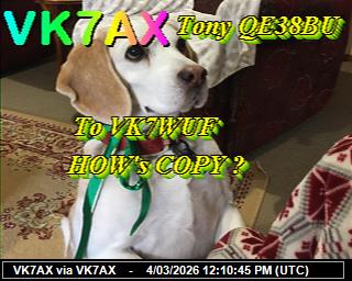 VK7AX: 2026030413 de PI1DFT