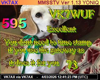 VK7AX: 2026030413 de PI1DFT