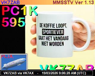 VK7ZAB: 2026031910 de PI1DFT