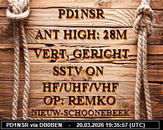PD1NSR: 2026032020 de PI1DFT