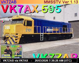 VK7ZAB: 2026032608 de PI1DFT