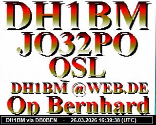 DH1BM: 2026032617 de PI1DFT
