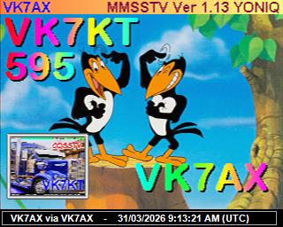 VK7AX: 2026033111 de PI1DFT